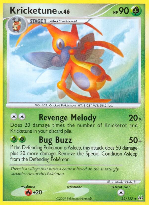 Kricketune 32/127 Reverse Holofoil Platinum
