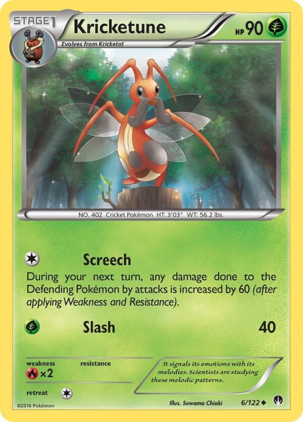 Kricketune 6/122 Normal XY – BREAKpoint Kricketune 6/122 Normal XY – BREAKpoint