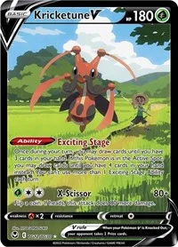 Kricketune V | TG12/TG30 | Holofoil | SWSH12: Silver Tempest Trainer Gallery