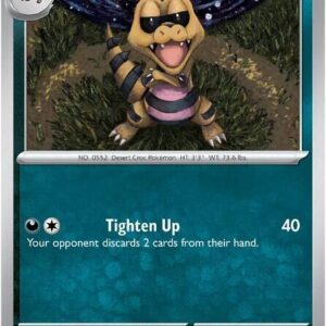 Krokorok 058/086 Reverse Holofoil SV: Black Bolt