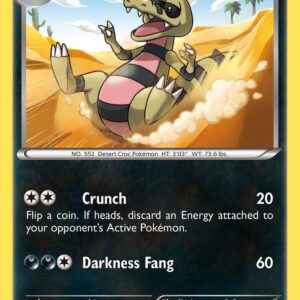 Krokorok 70/146 Reverse Holofoil XY Base Set Krokorok 70/146 Reverse Holofoil XY Base Set