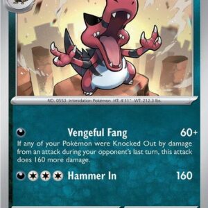 Krookodile 066/094 Reverse Holofoil ME02: Phantasmal Flames Krookodile 066/094 Reverse Holofoil ME02: Phantasmal Flames