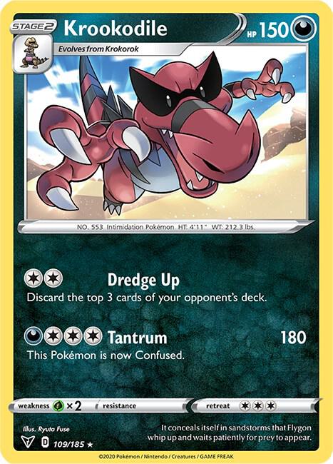 Krookodile 109/185 Normal SWSH04: Vivid Voltage Krookodile 109/185 Normal SWSH04: Vivid Voltage