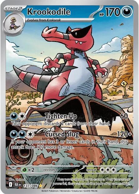 Krookodile 137/086 Holofoil SV: Black Bolt