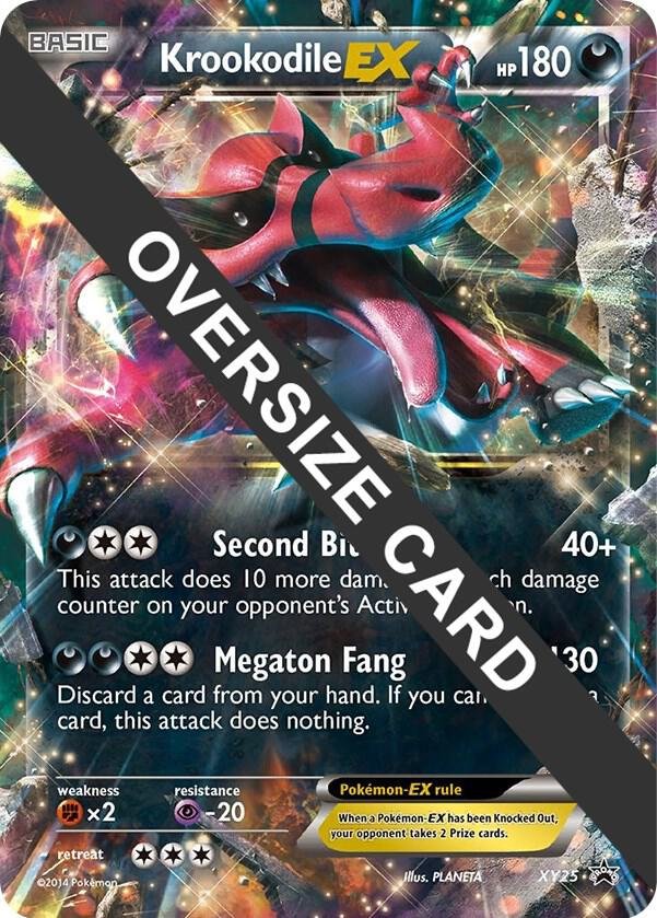 Krookodile EX XY25 Holofoil Jumbo Cards