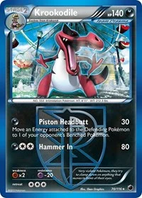 Krookodile (Team Plasma) | 70/116 | Reverse Holofoil | Plasma Freeze