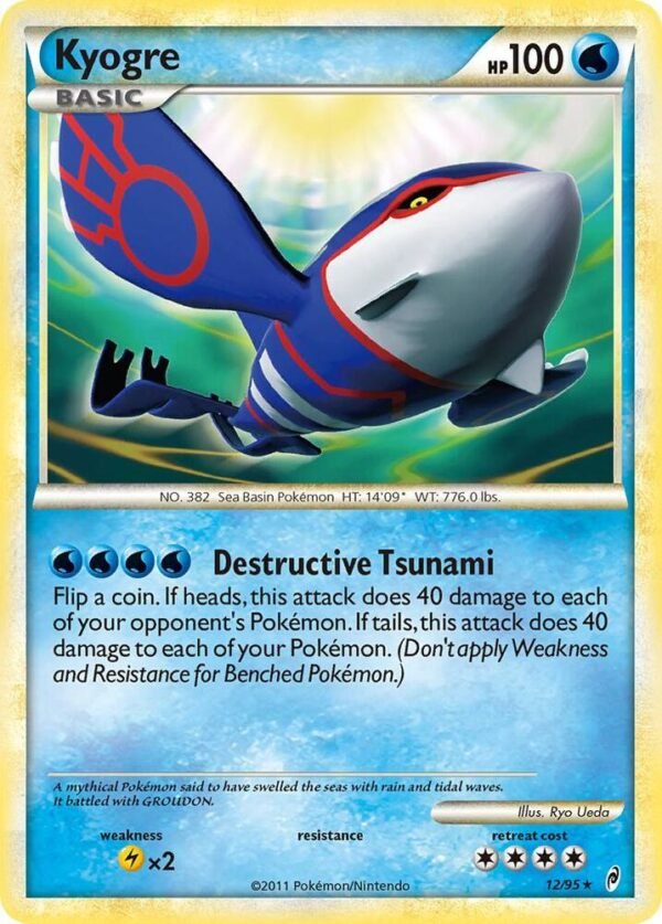 Kyogre 12/95 Holofoil Call of Legends Kyogre 12/95 Holofoil Call of Legends