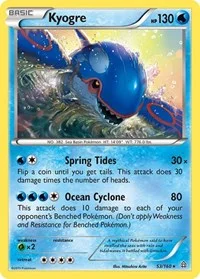 Kyogre | 53/160 | Normal | XY - Primal Clash