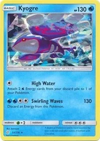Kyogre | 53/236 (Cracked Ice Holo) | 053/236 | Holofoil | Deck Exclusives