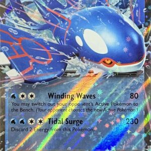 Kyogre ex 178 Holofoil SV: Scarlet & Violet Promo Cards