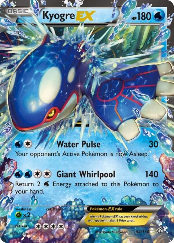 Kyogre EX 54/160 Holofoil XY – Primal Clash Kyogre EX 54/160 Holofoil XY – Primal Clash
