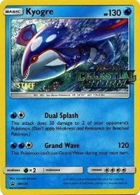 Kyogre | SM129 (Prerelease) [Staff] | Holofoil | SM Promos