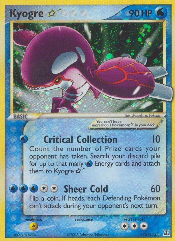 Kyogre Star 112/113 Holofoil Delta Species Kyogre Star 112/113 Holofoil Delta Species