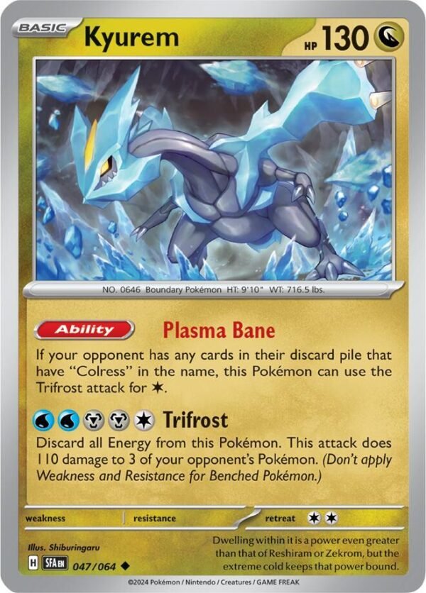Kyurem 047/064 Reverse Holofoil SV: Shrouded Fable