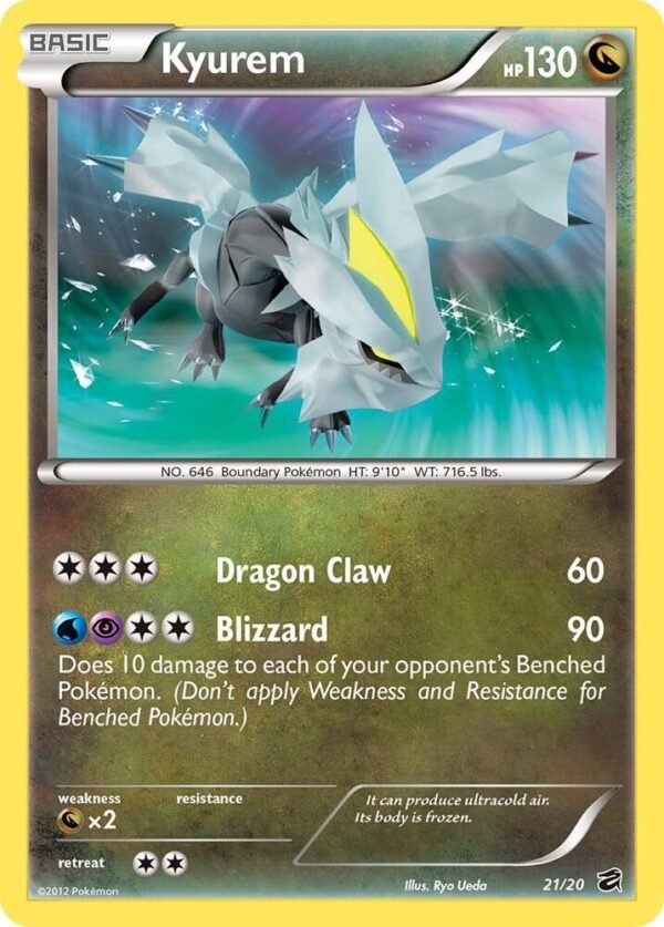 Kyurem 21/20 Holofoil Dragon Vault Kyurem 21/20 Holofoil Dragon Vault