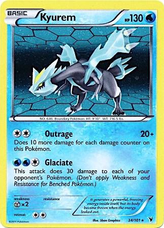 Kyurem 34/101 (Cosmos Holo) 034/101 Holofoil Miscellaneous Cards & Products Kyurem 34/101 (Cosmos Holo) 034/101 Holofoil Miscellaneous Cards & Products