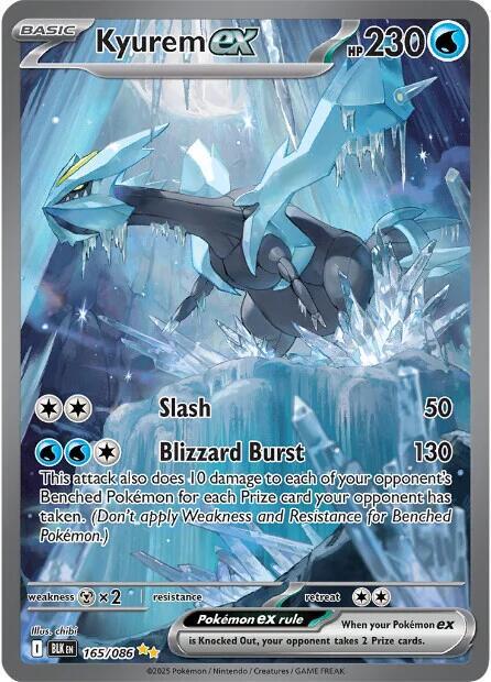 Kyurem ex 165/086 Holofoil SV: Black Bolt
