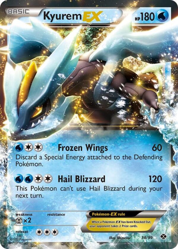 Kyurem EX 38/99 Holofoil Next Destinies Kyurem EX 38/99 Holofoil Next Destinies