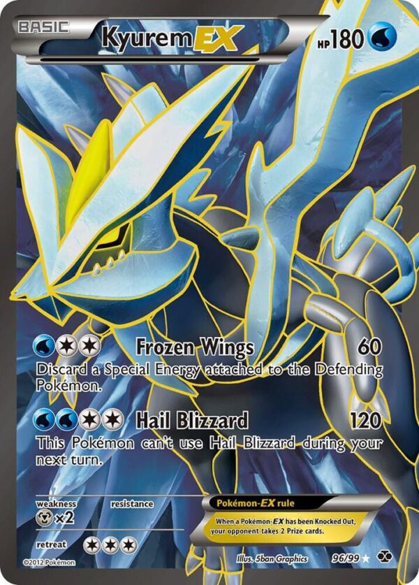Kyurem EX (96 Full Art) 96/99 Holofoil Next Destinies