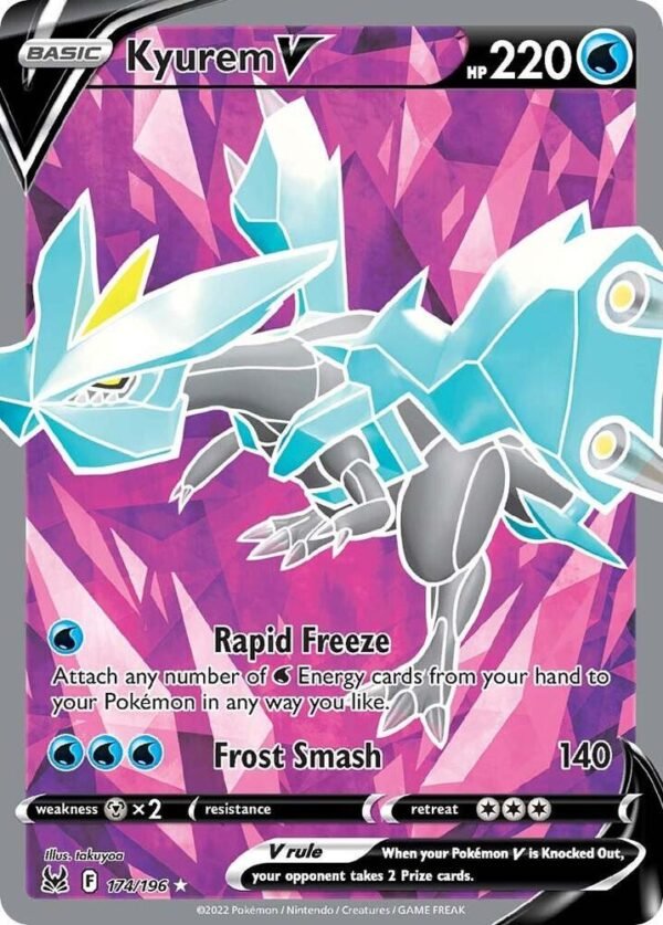 Kyurem V (Full Art) 174/196 Holofoil SWSH11: Lost Origin