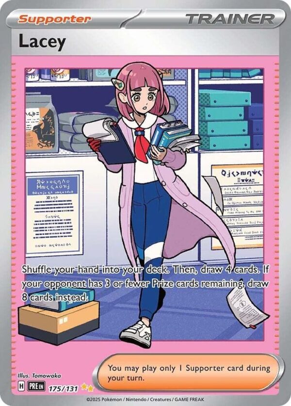 Lacey 175/131 Holofoil SV: Prismatic Evolutions Lacey 175/131 Holofoil SV: Prismatic Evolutions