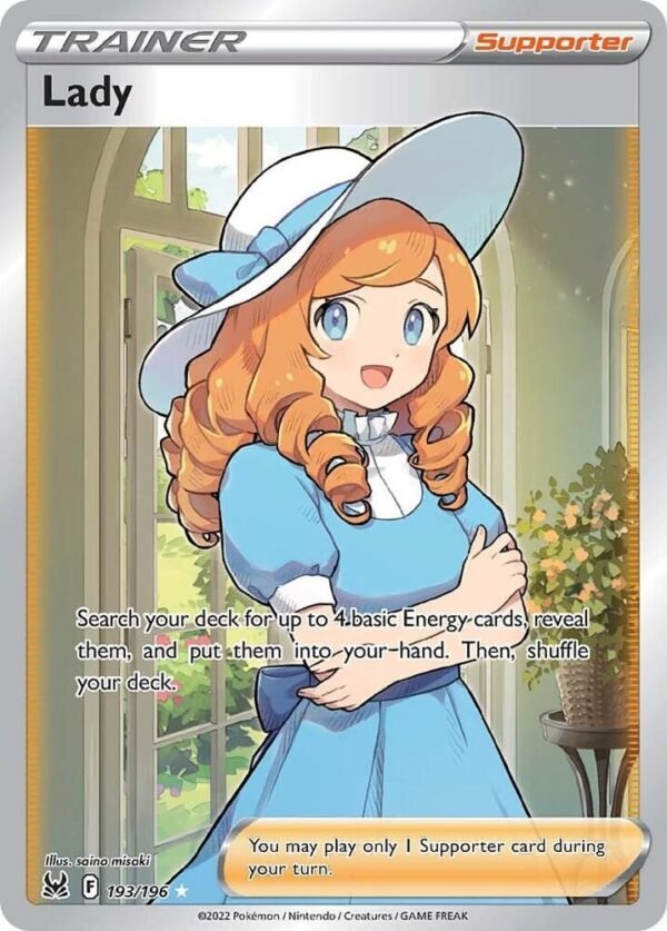 Lady (Full Art) 193/196 Holofoil SWSH11: Lost Origin