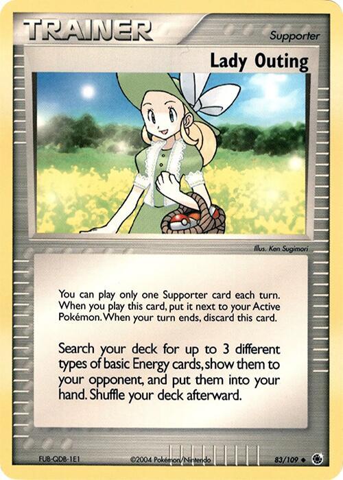 Lady Outing 83/109 (No E-Reader) Normal Deck Exclusives
