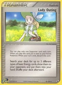 Lady Outing | 83/109 | Reverse Holofoil | Ruby and Sapphire