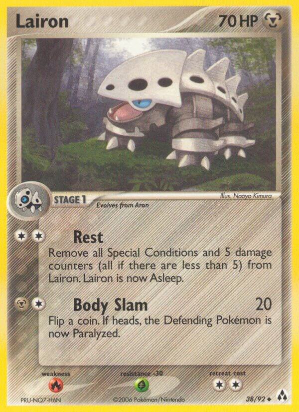 Lairon 38/92 Reverse Holofoil Legend Maker