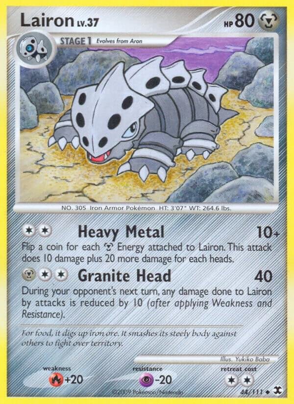 Lairon 44/111 Reverse Holofoil Rising Rivals Lairon 44/111 Reverse Holofoil Rising Rivals
