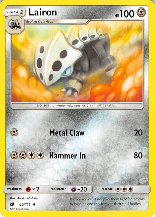 Lairon 66/111 Normal SM – Crimson Invasion