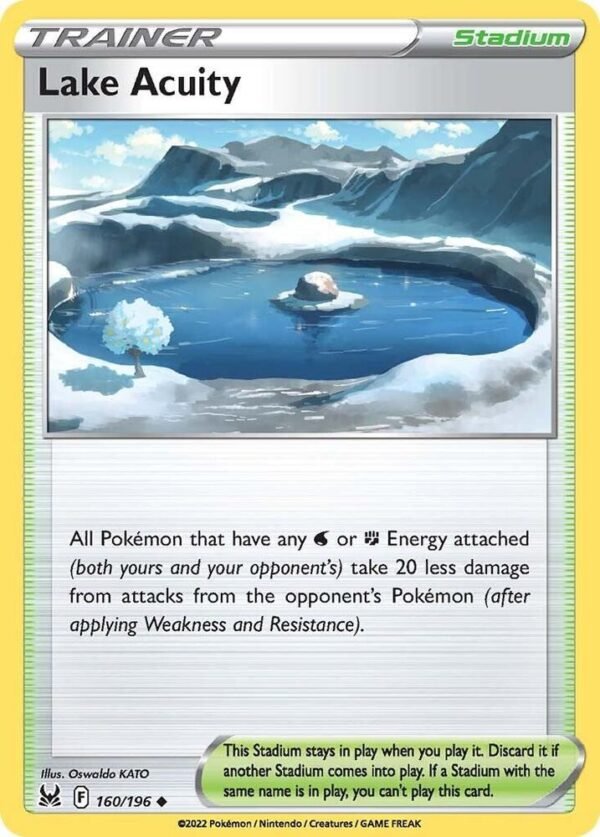 Lake Acuity 160/196 Reverse Holofoil SWSH11: Lost Origin