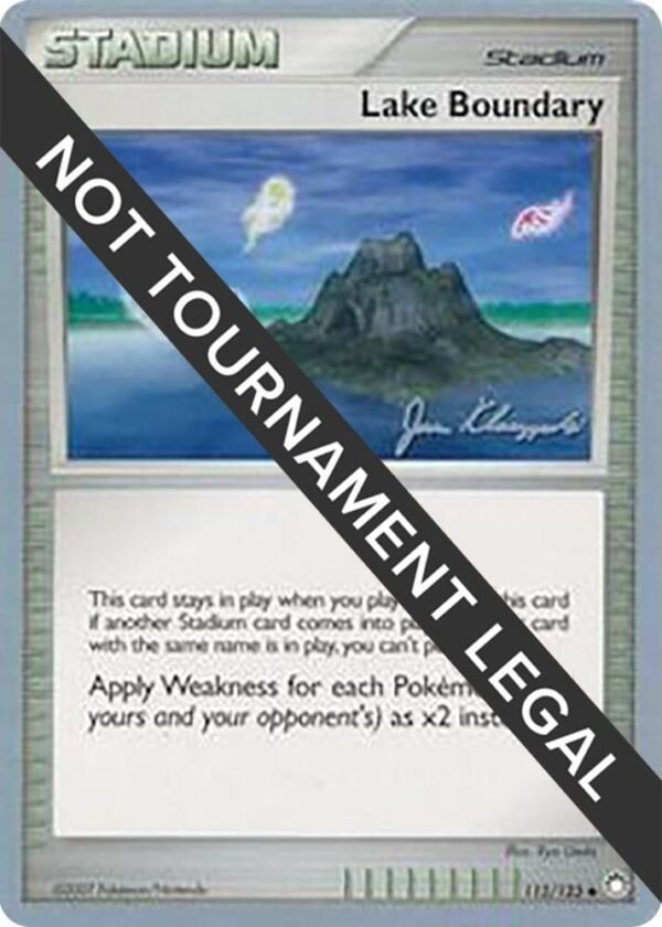 Lake Boundary 2008 (Jason Klaczynski) 112/123 Normal World Championship Decks