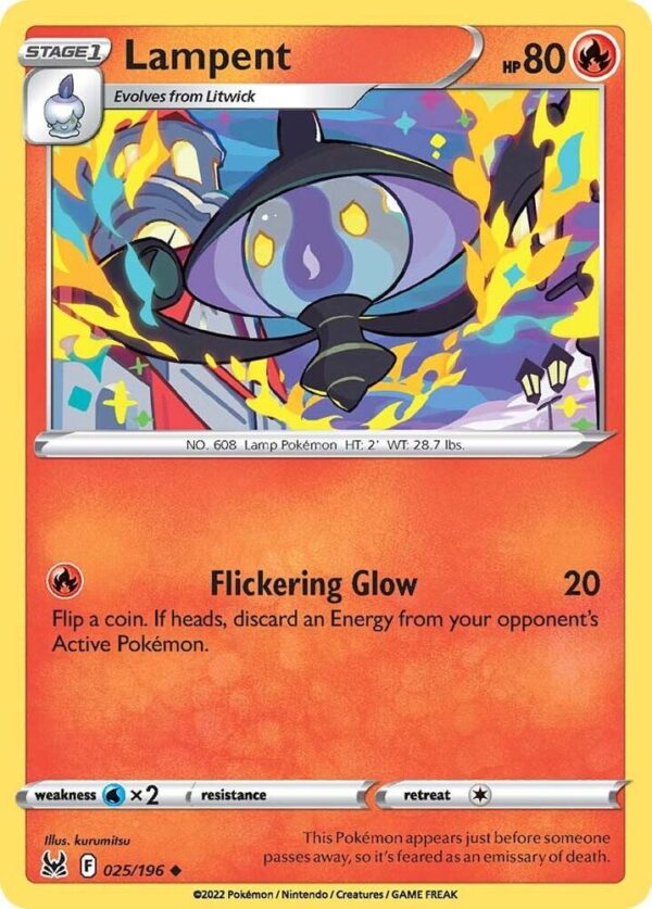 Lampent 025/196 Normal SWSH11: Lost Origin