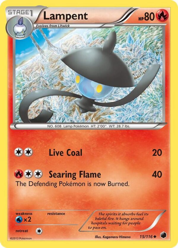 Lampent 15/116 Reverse Holofoil Plasma Freeze Lampent 15/116 Reverse Holofoil Plasma Freeze