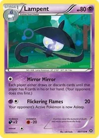 Lampent | 49/114 | Reverse Holofoil | XY - Steam Siege
