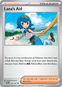 Lana's Aid | 155/167 | Reverse Holofoil | SV06: Twilight Masquerade