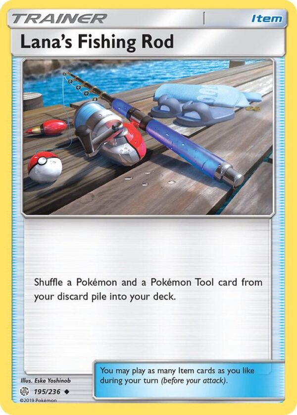 Lana’s Fishing Rod 195/236 Normal SM – Cosmic Eclipse Lana’s Fishing Rod 195/236 Normal SM – Cosmic Eclipse