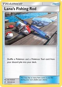 Lana's Fishing Rod | 195/236 | Reverse Holofoil | SM - Cosmic Eclipse