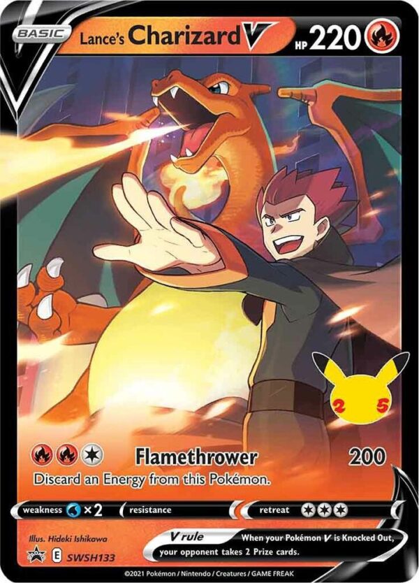Lance’s Charizard V SWSH133 Holofoil SWSH: Sword & Shield Promo Cards Lance’s Charizard V SWSH133 Holofoil SWSH: Sword & Shield Promo Cards