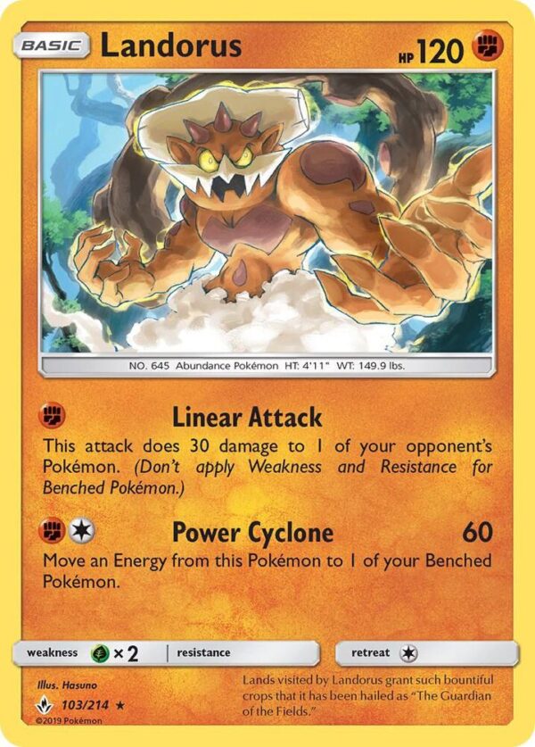 Landorus 103/214 Holofoil SM – Unbroken Bonds