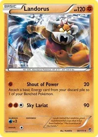 Landorus | 58/111 | Reverse Holofoil | XY - Furious Fists Landorus | 58/111 | Reverse Holofoil | XY - Furious Fists
