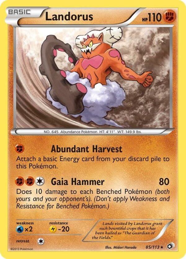 Landorus 85/113 Holofoil Legendary Treasures