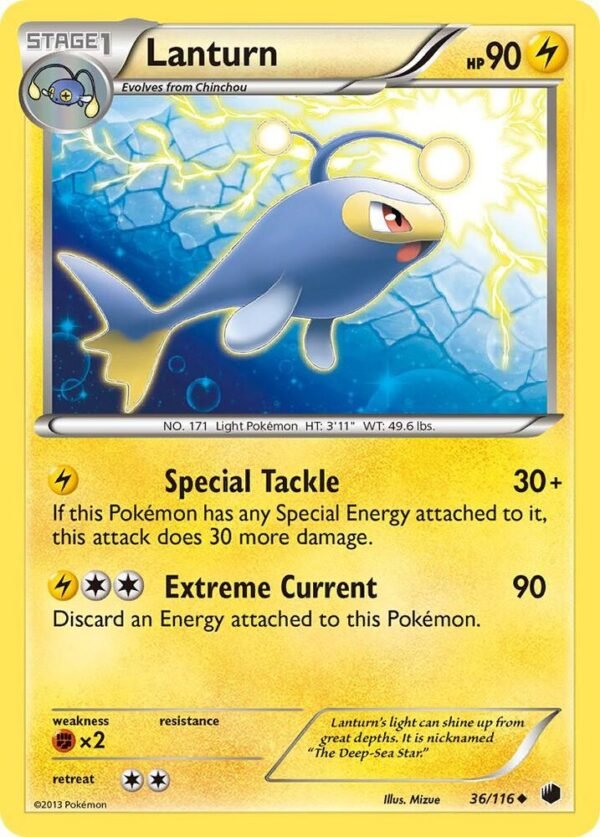 Lanturn 36/116 Reverse Holofoil Plasma Freeze