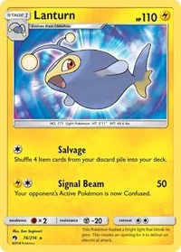 Lanturn | 74/214 | Normal | SM - Lost Thunder