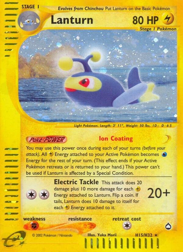Lanturn (H15) H15/H32 Holofoil Aquapolis Lanturn (H15) H15/H32 Holofoil Aquapolis