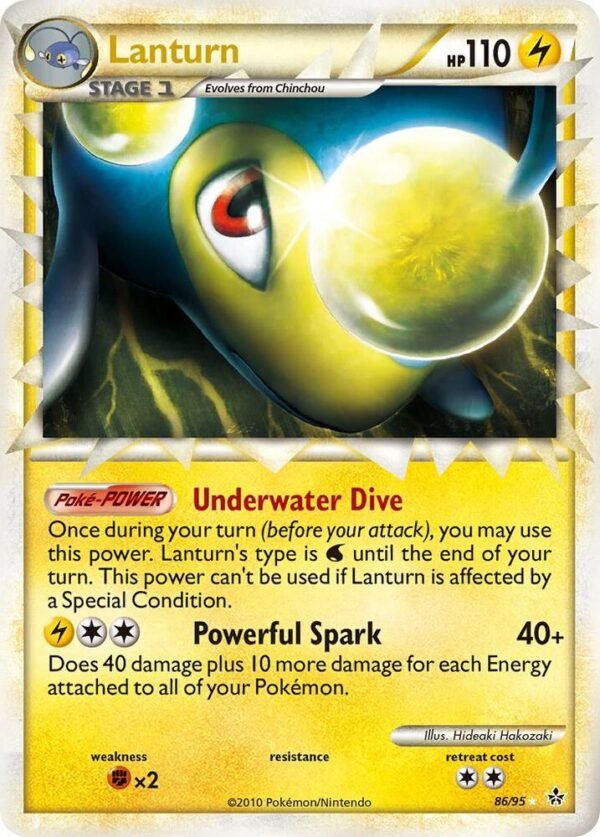 Lanturn (Prime) 86/95 Holofoil Unleashed