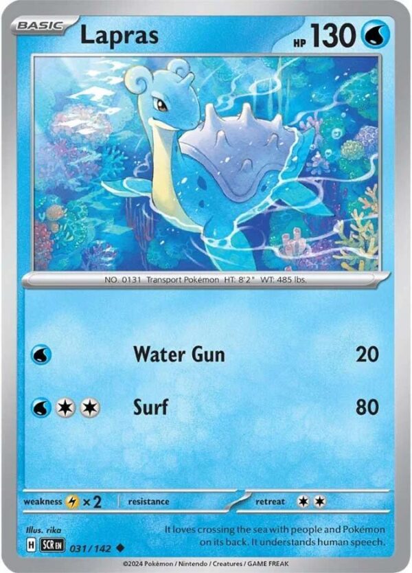 Lapras 031/142 Normal SV07: Stellar Crown