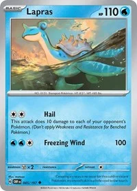 Lapras | 045/197 | Reverse Holofoil | SV03: Obsidian Flames