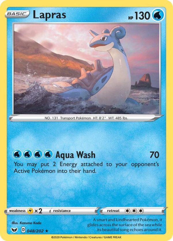 Lapras 048/202 Normal SWSH01: Sword & Shield Base Set